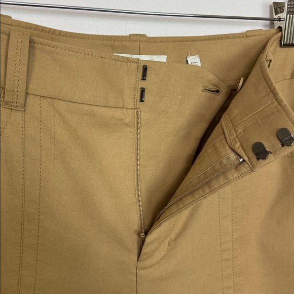 Vince Seam Front Cotton Straight Leg‎ Pants Tan Size 10 High Rise - Picture 11 of 15